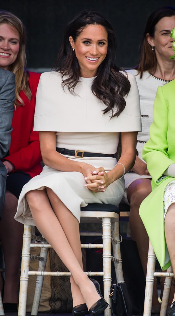 Meghan Markle Wearing Queen Elizabeth II Earrings June 2018