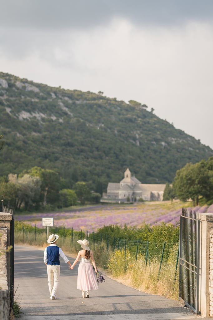 Engagement Shoot in Lavender Fields of Provence, France