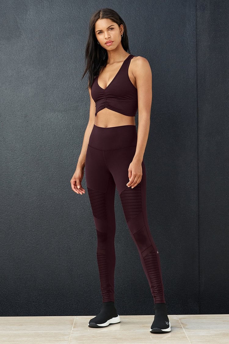 Alo High-Waist Moto Legging, 27 Cute Workout Clothes to Grab When You're  Bored of Basic Black Pieces