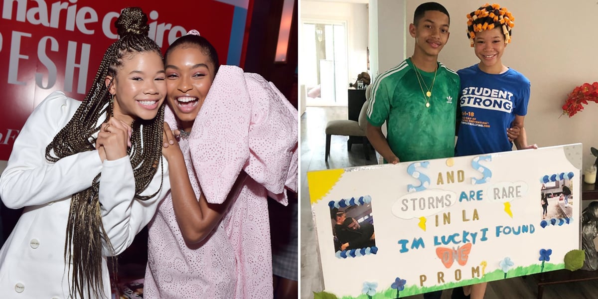 Yara Shahidi Helps Brother Sayeed Ask Storm Reid to Prom | PS Celebrity