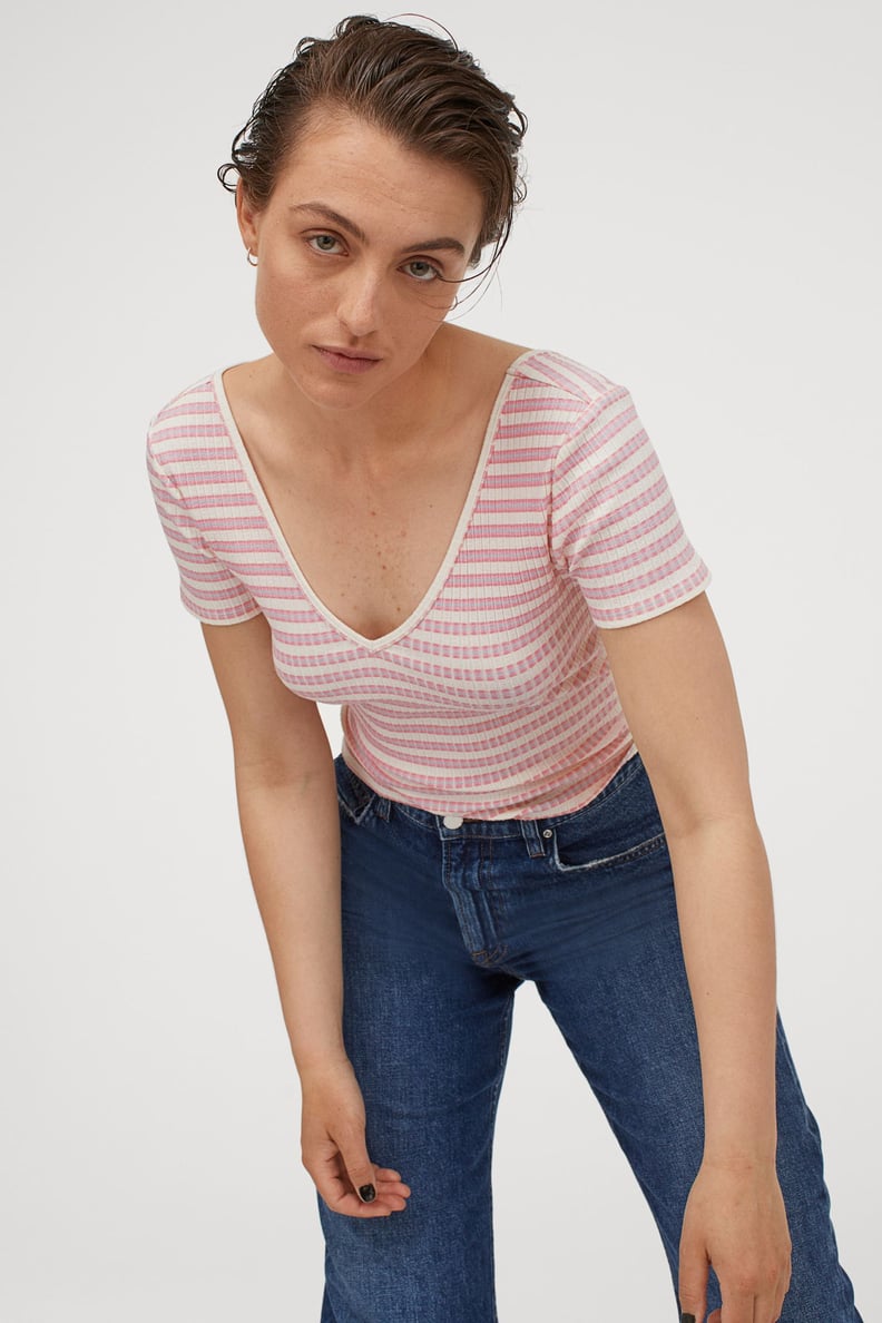 Ribbed T-shirt