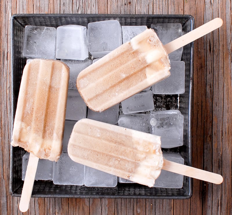 Root Beer Float Popsicles