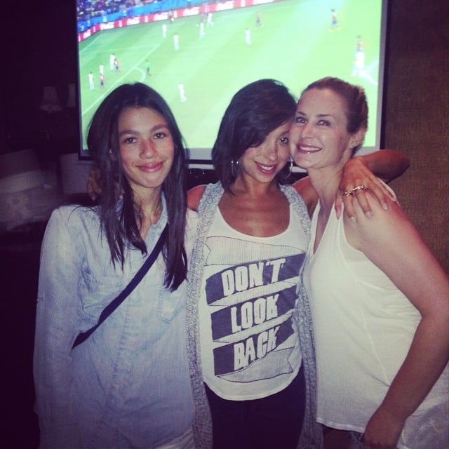 Cheryl Burke came together with her sisters to watch the game on Sunday.
Source: Instagram user cherylburke