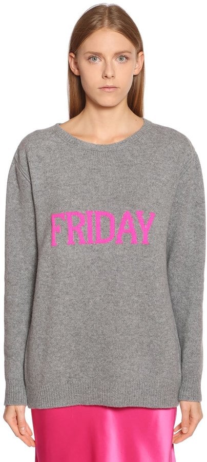 Alberta Ferretti Friday Oversize Wool & Cashmere Sweater