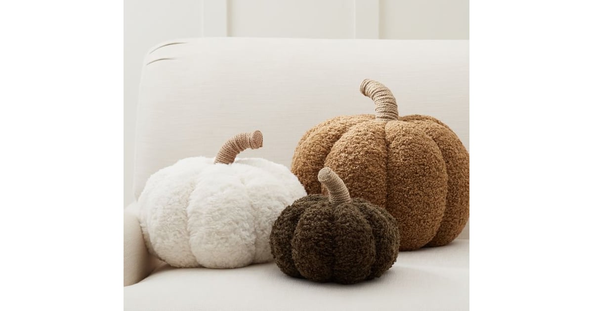 Cozy Pumpkin Pillows Best Pottery Barn Halloween Decorations 2020