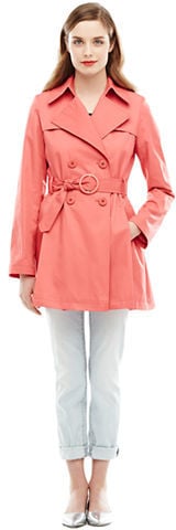 Via Spiga Double Breasted Trench Coat