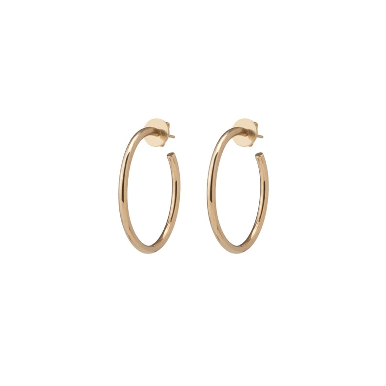 Jennifer Fisher Jewelry 1" Solid Gold Eternity Hoops