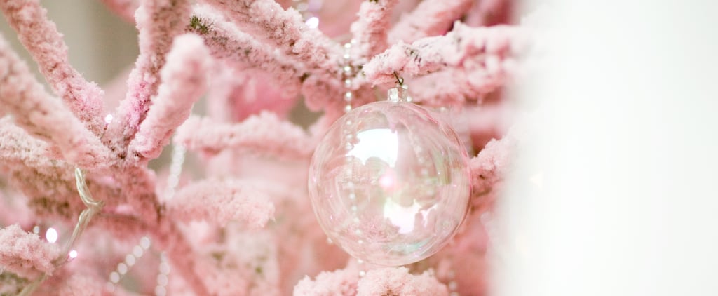 Pink Christmas Holiday Decorations at HomeGoods