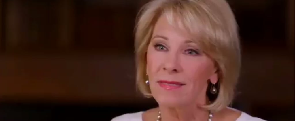 Betsy DeVos 60 Minutes Interview on March 11, 2018