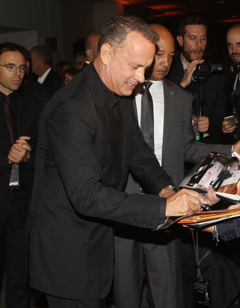 Tom Hanks and Rita Wilson at Inferno Premiere in Italy 2016