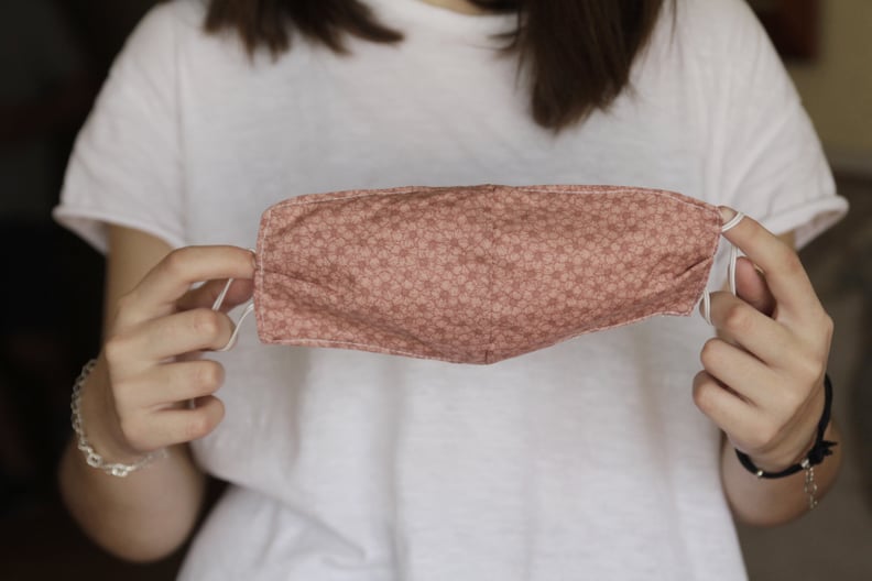 Woman Holding Homemade Face Mask