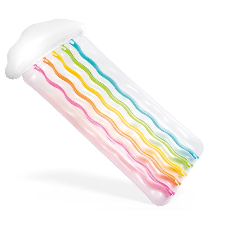 A Rainbow Float: Intex Rainbow Cloud Mat Inflatable Outdoor Floating Swimming Pool Lounger