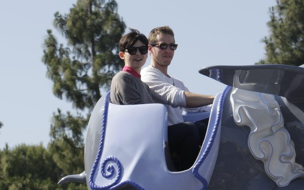 Ginnifer Goodwin marked her 33rd birthday on a May 2011 trip to Disneyland with her current husband, Josh Dallas.