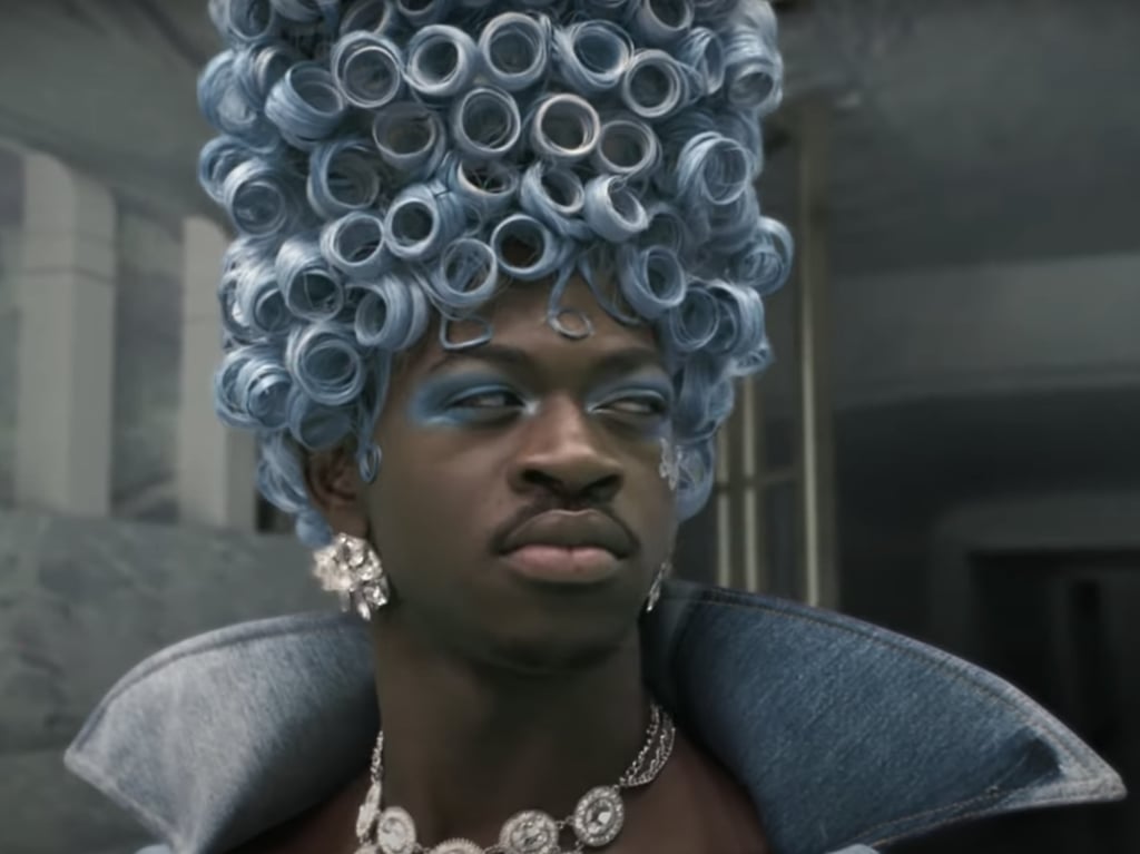 Lil Nas X's Electric Blue Beehive