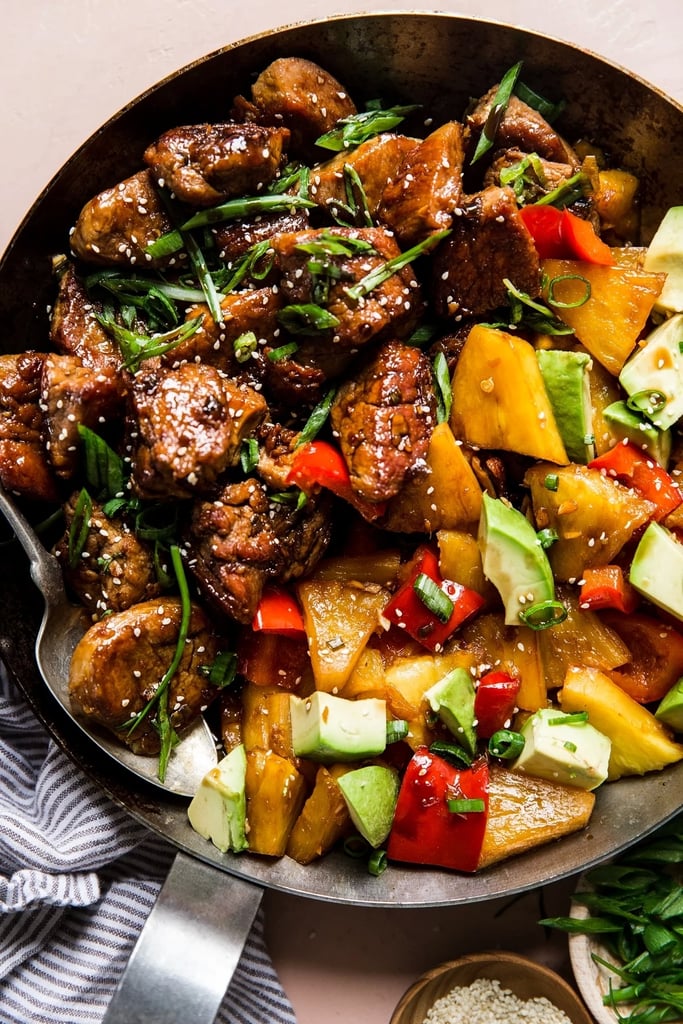 Pineapple Pork Stir-Fry With Peppers