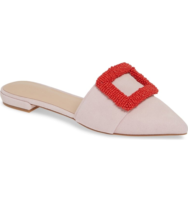 Portia buckle mule