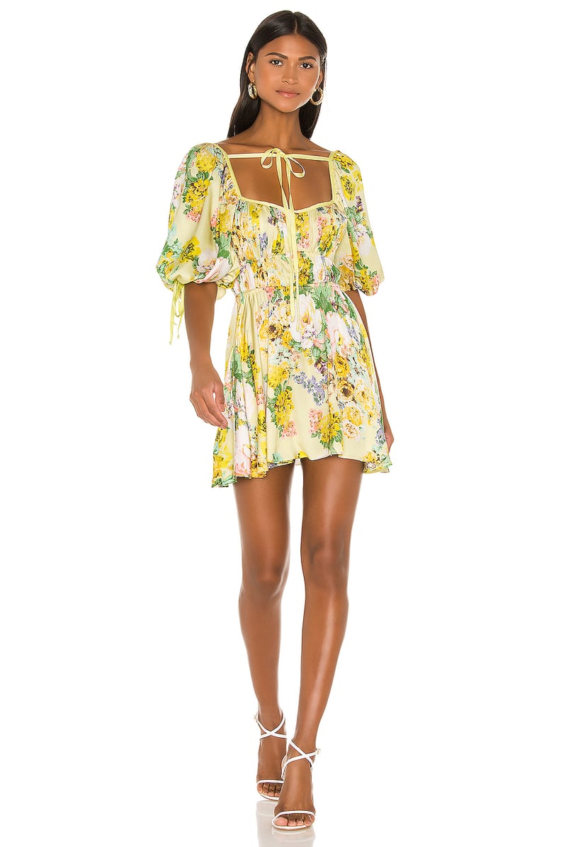 For Love & Lemons Leigh Floral Mini Dress