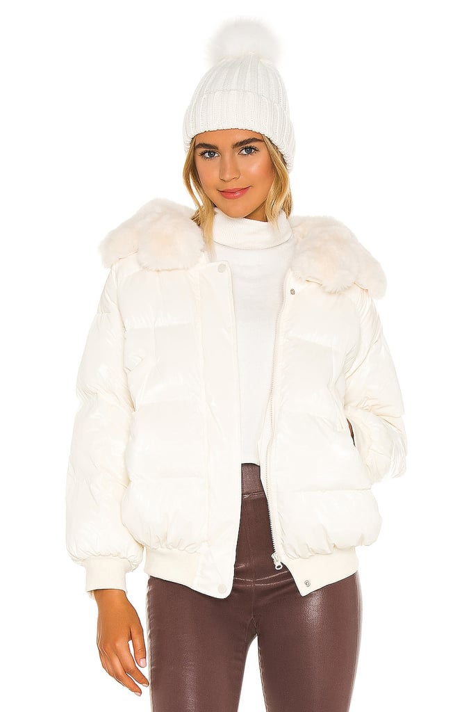 white fluffy jackets