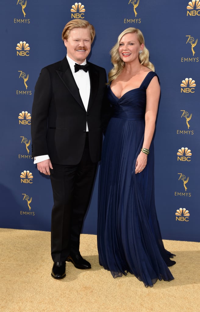 Kirsten Dunst and Jesse Plemons at the 2018 Emmys