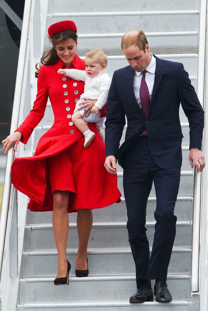 Kate Middleton and Prince William Start Tour With George