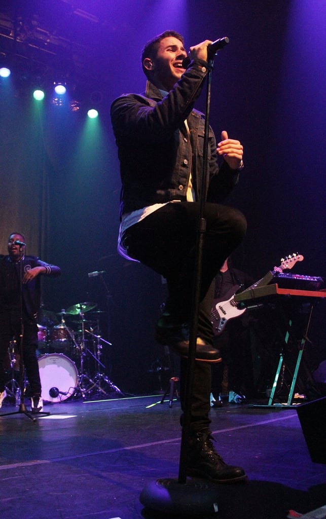 Nick Jonas performed at the Gramercy Theatre in NYC on Tuesday.