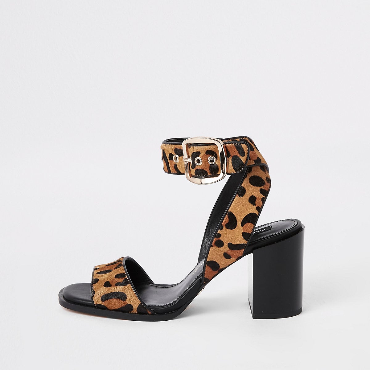 leopard print sandals wide fit
