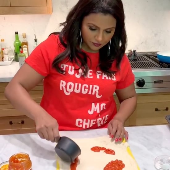 Mindy Kaling Makes Pizza For Her Daughter on Instagram 2019
