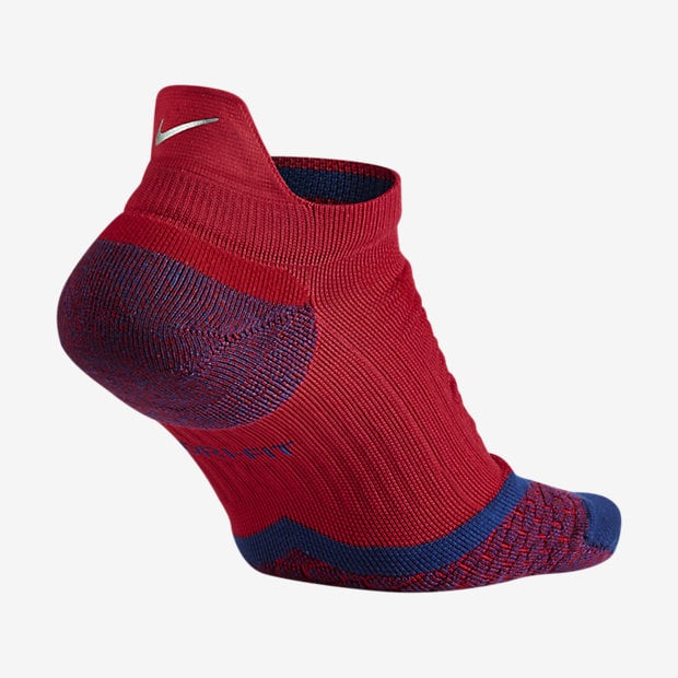 Nike Elite Cushioned No-Show Tab Running Socks