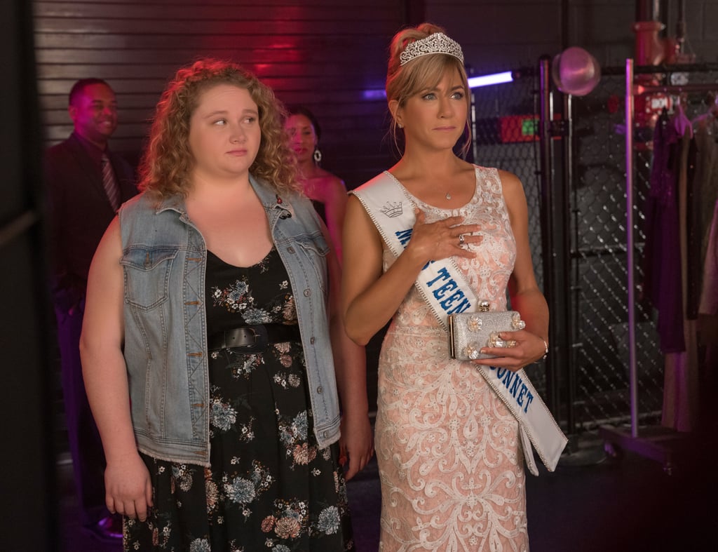 6. Overall, watching this flick is a great way to spend family night. 
Other than a few bad words here and there, this movie is a great option for families. It promotes self-love, confidence, and taking risks. Not only are Danielle Macdonald and Jennifer Aniston a powerhouse together, but kids will learn that being different is a good thing. So if you're going to break your own parenting rule and let your younger kiddos watch one PG-13 movie, you won't be disappointed by Dumplin'.