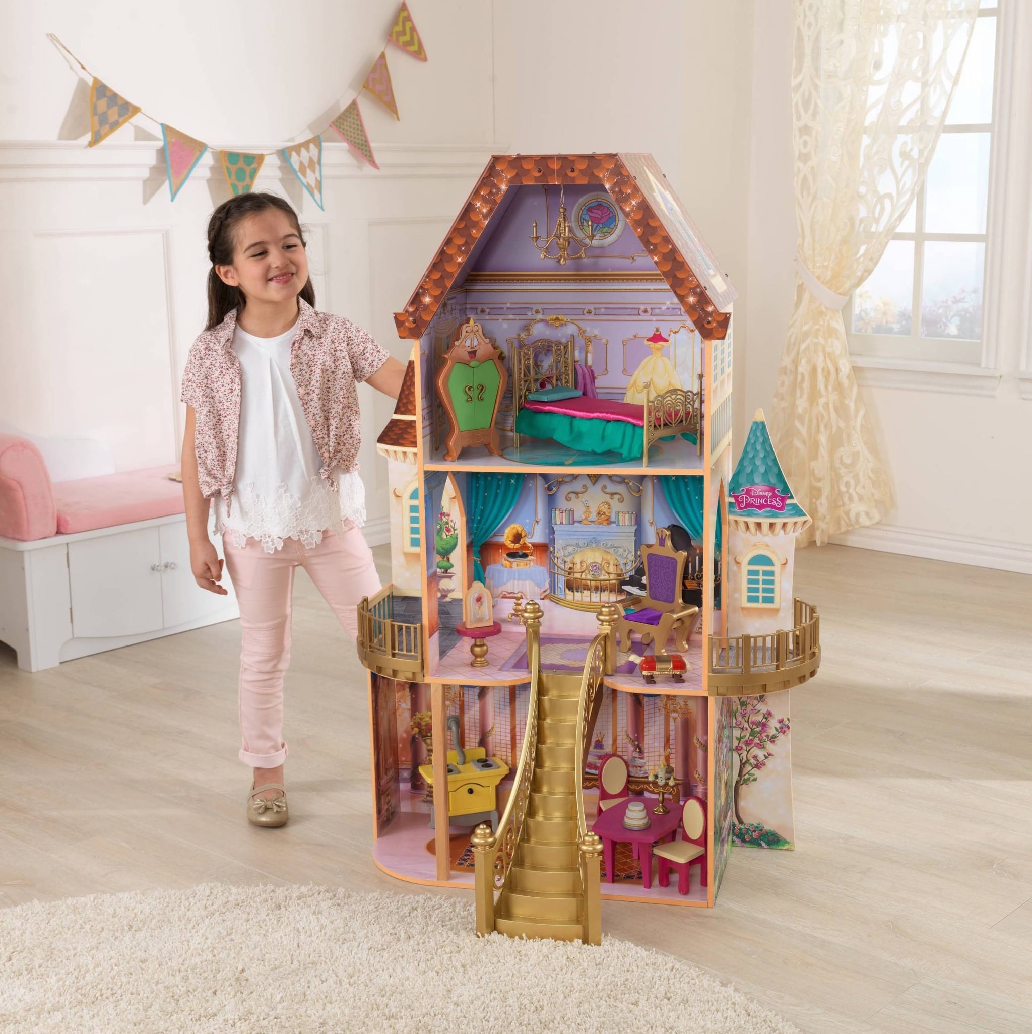 beauty and the beast doll house