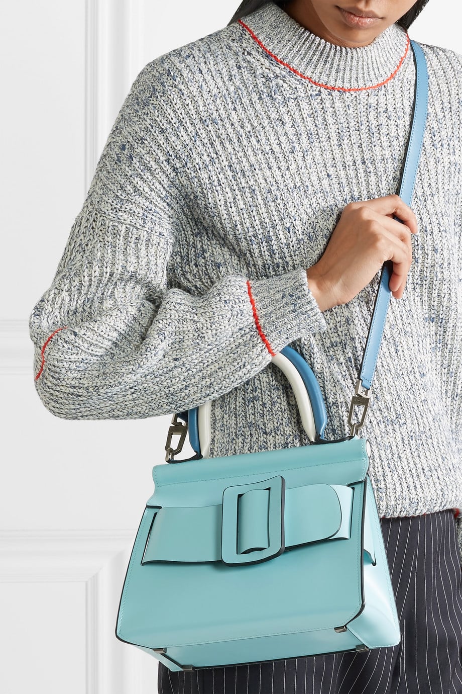 Boyy karl leather shoulder online bag