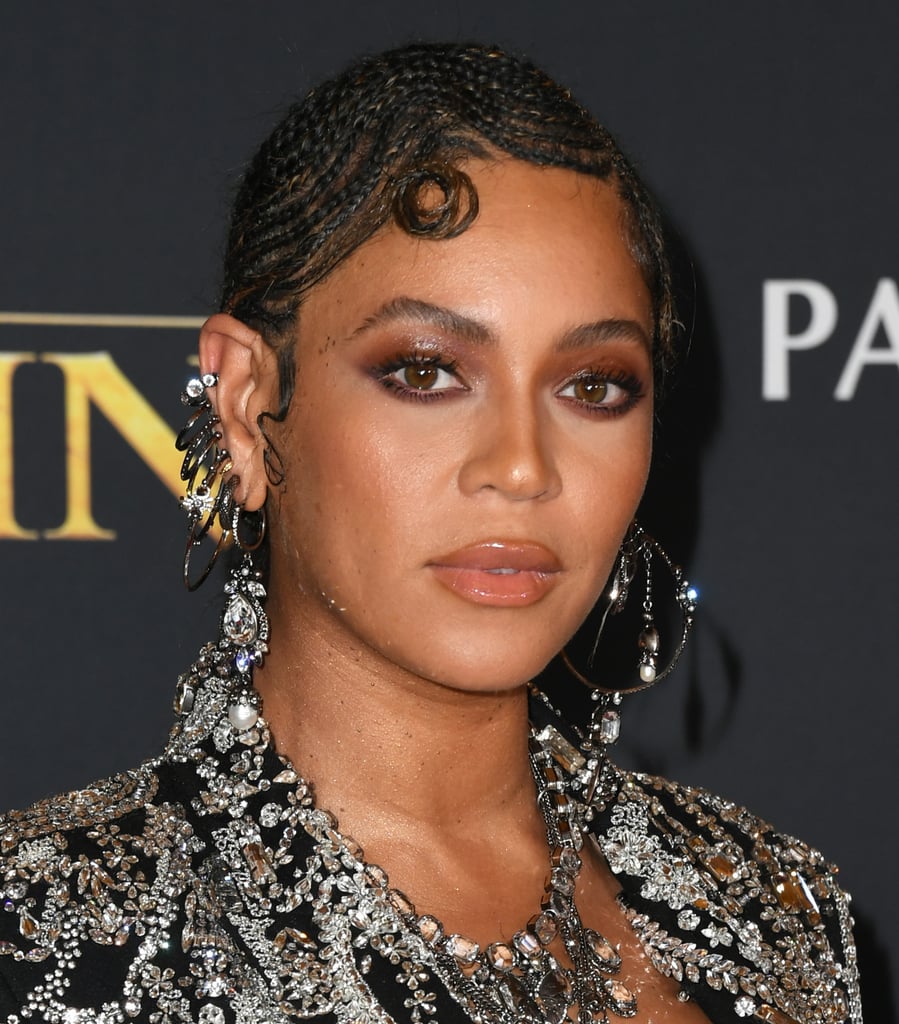 Beyoncé's Braided Finger Waves at The Lion King Premiere