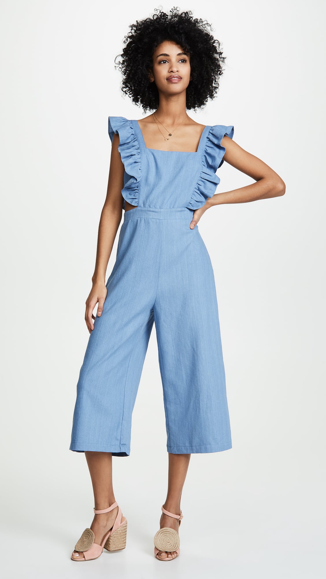 Re:named Amy Ruffle Jumpsuit  27 Newly Marked-Down Jumpsuits You