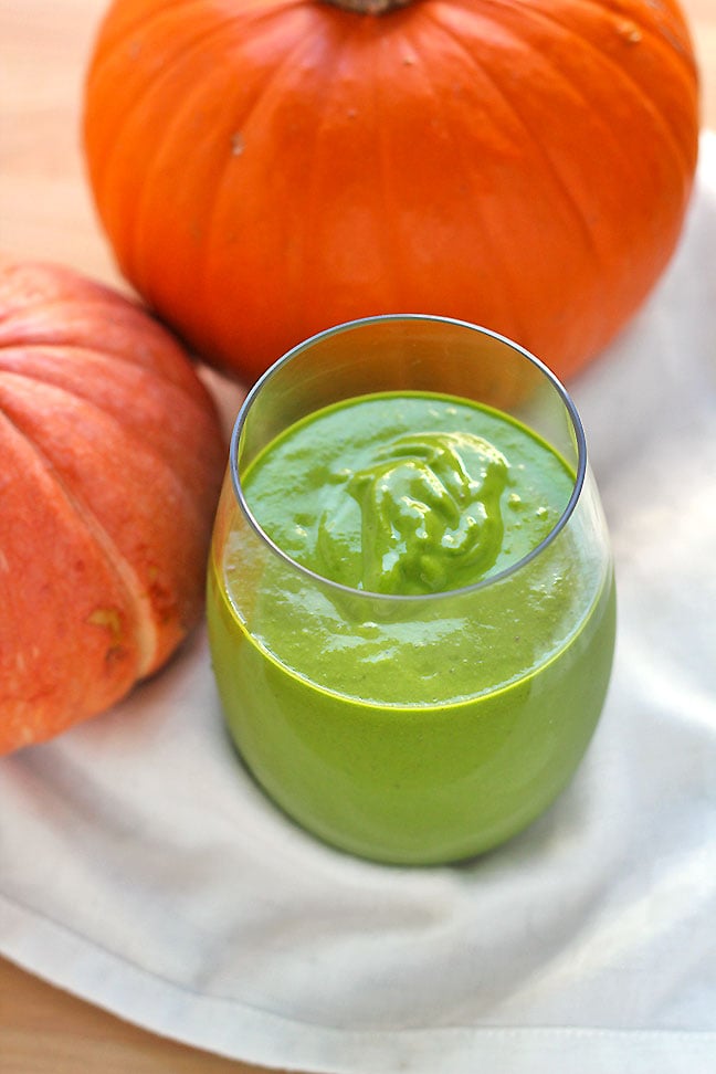 No-Fruit Pumpkin Green Smoothie