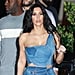 Kim Kardashian Denim Outfit With Kanye West February 2019