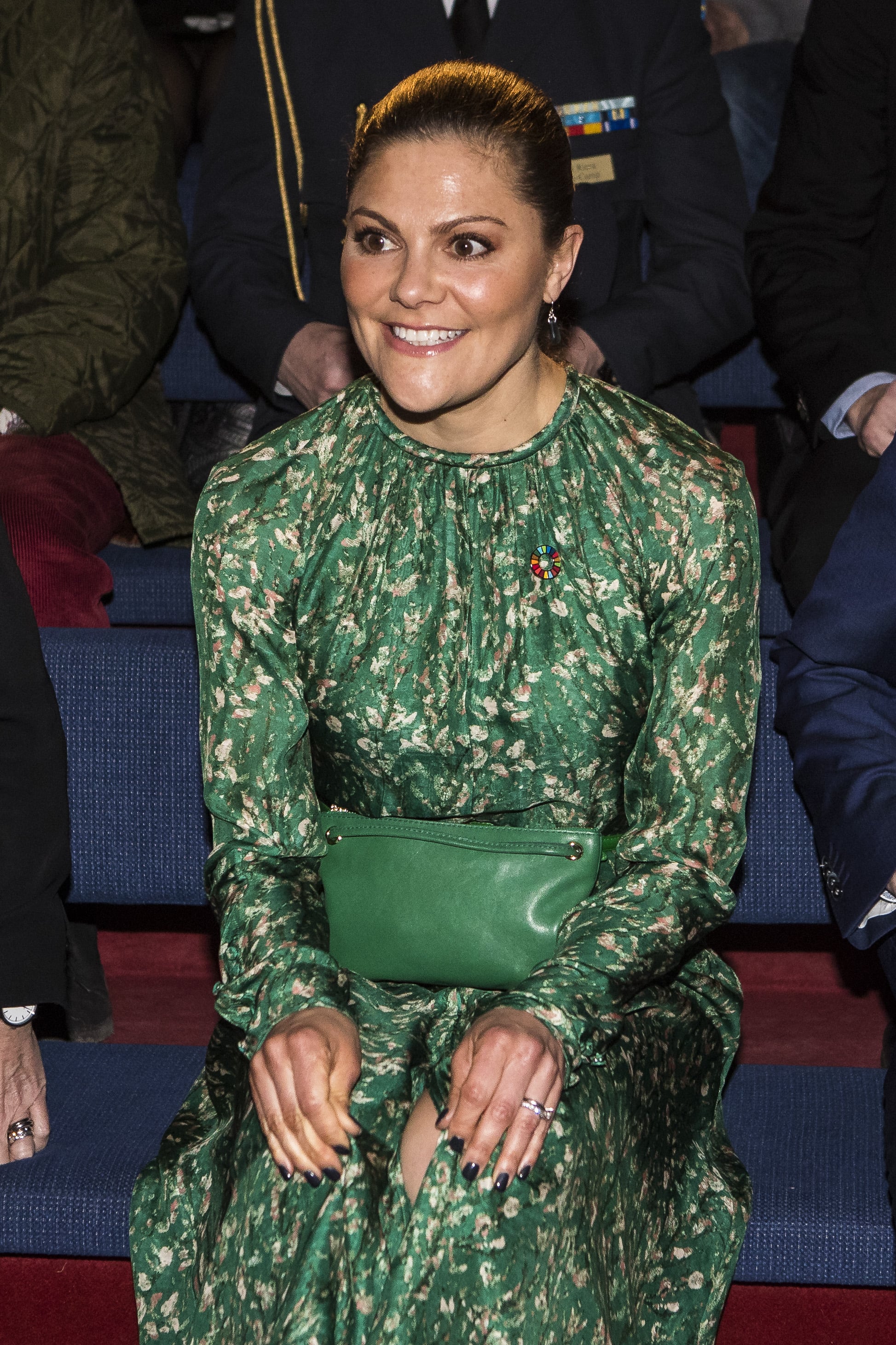 Crown Princess Victoria Wearing H M Conscious Dress POPSUGAR Fashion