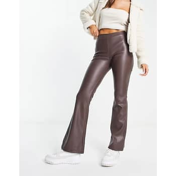 The Everyday High-Waist Flare Pant - Chocolate