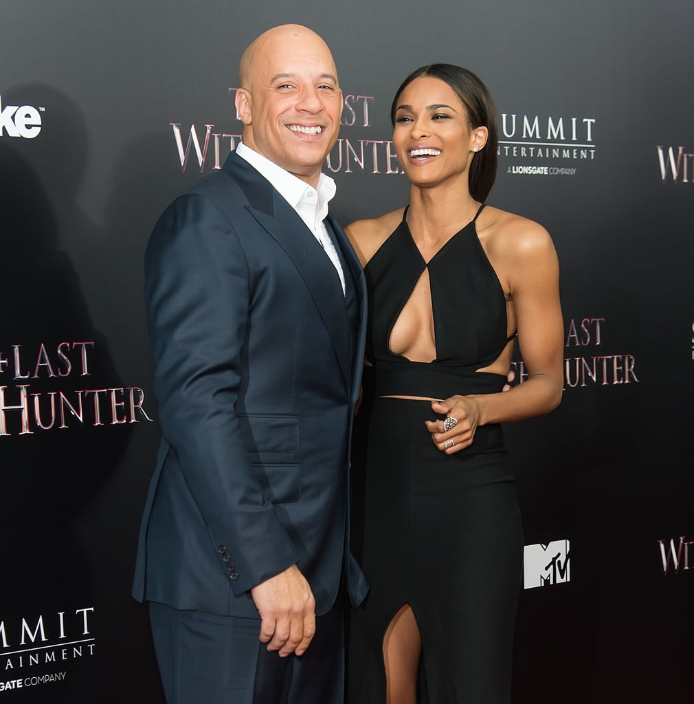 Vin Diesel and Ciara on Red Carpet October 2015