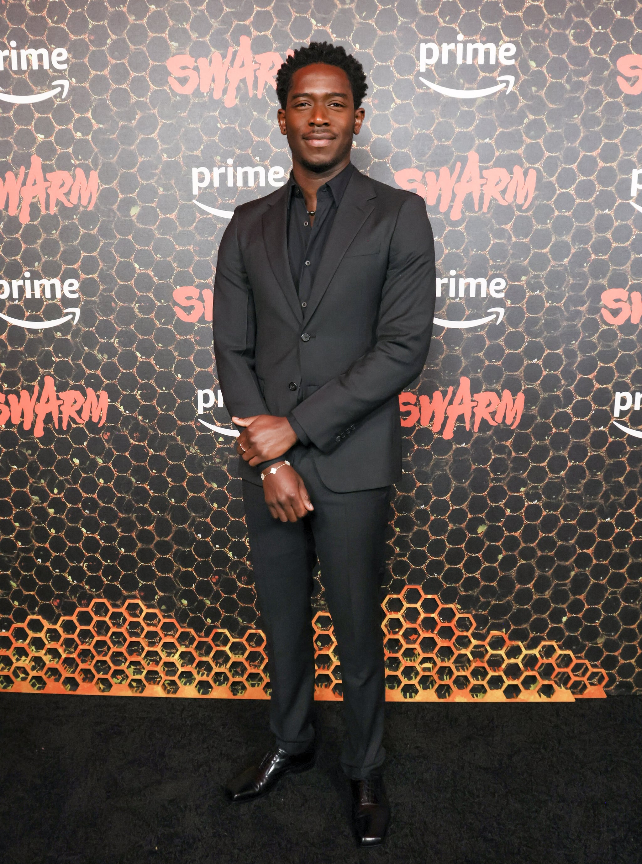 LOS ANGELES, CALIFORNIA - MARCH 14: Damson Idris attends the Los Angeles premiere of Prime Video's 