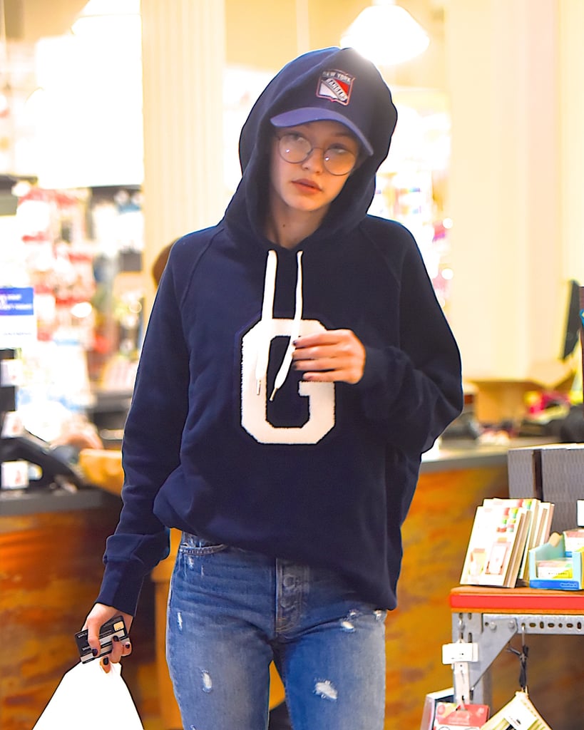 The Model Added Casual Outfit Touches With Glasses and a Baseball Cap