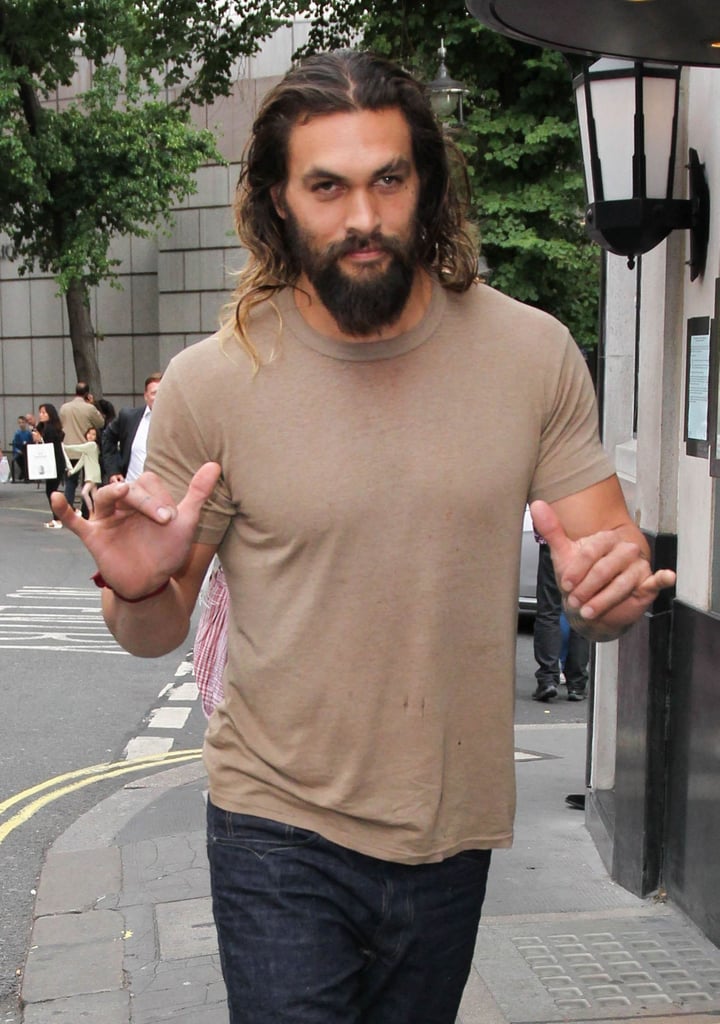 Jason Momoa Out in London August 2016
