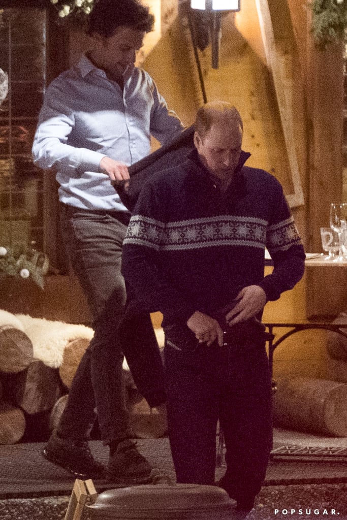 Prince William on Ski Trip in Switzerland March 2017