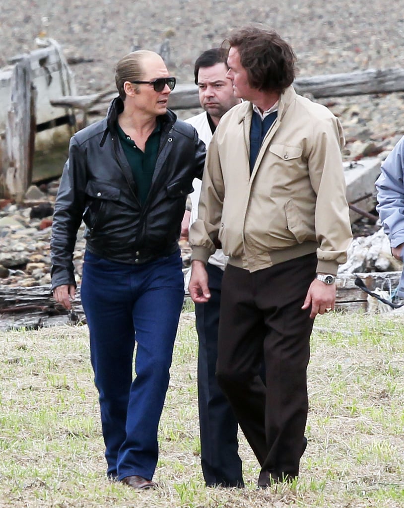 Johnny Depp was back to looking unrecognizable while filming Black Mass in Boston on Tuesday.