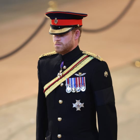 Prince Harry Wears Military Uniform at Vigil For the Queen