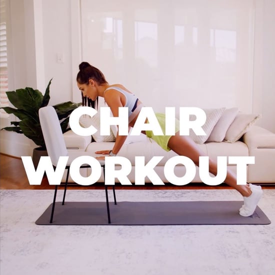 Kayla Itsines Chair Workout on Instagram