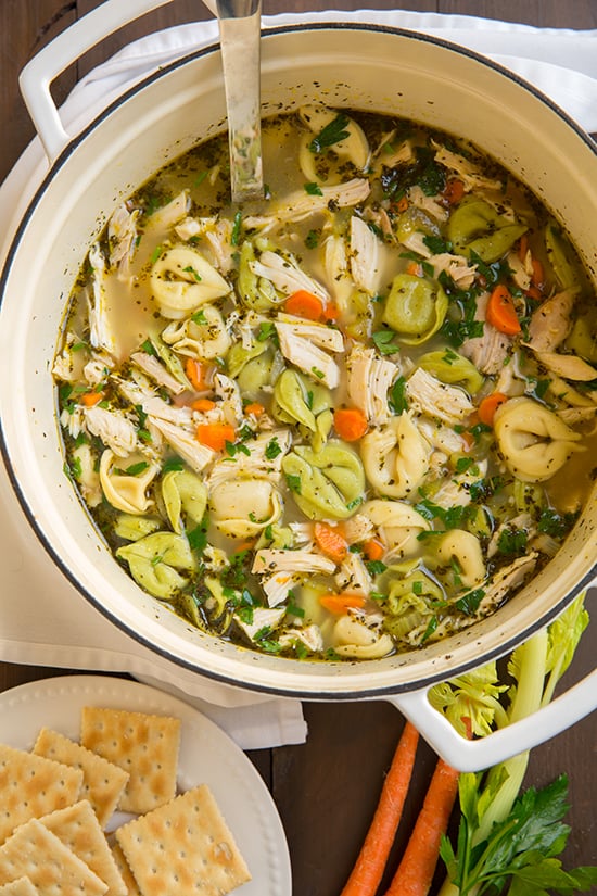 Tortellini Chicken Noodle Soup