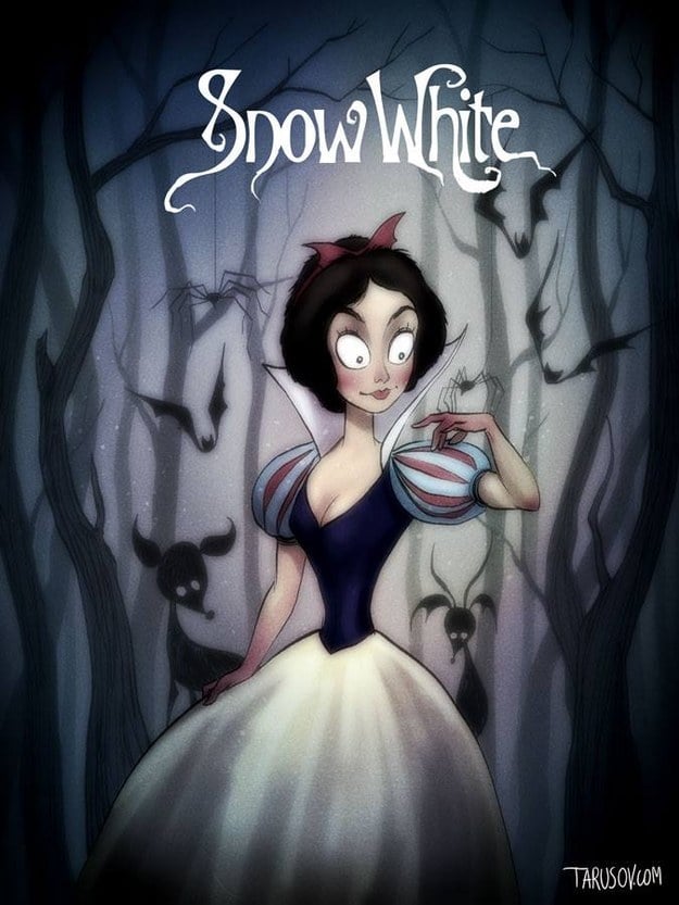 Disney Movies as Tim Burton Characters