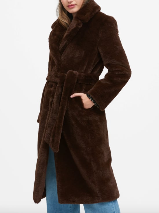 Faux Fur Long Coat