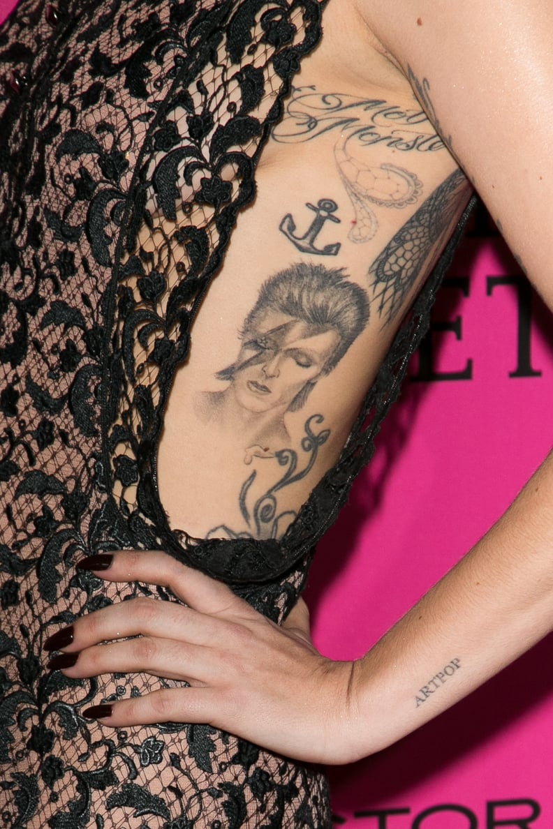 Lady Gaga's David Bowie Tattoo