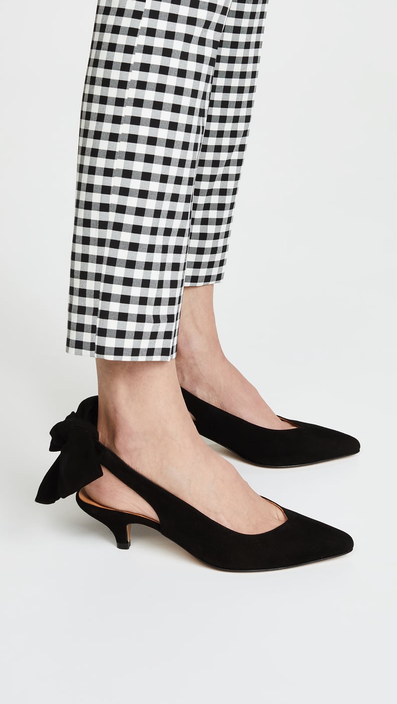 Ganni Sabine Bow Slingback Pump